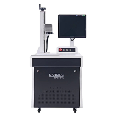 Air Cooled 3D Metal Fiber Laser Marking Machine for Engraving and Marking Deep Curved Surface with High Precision